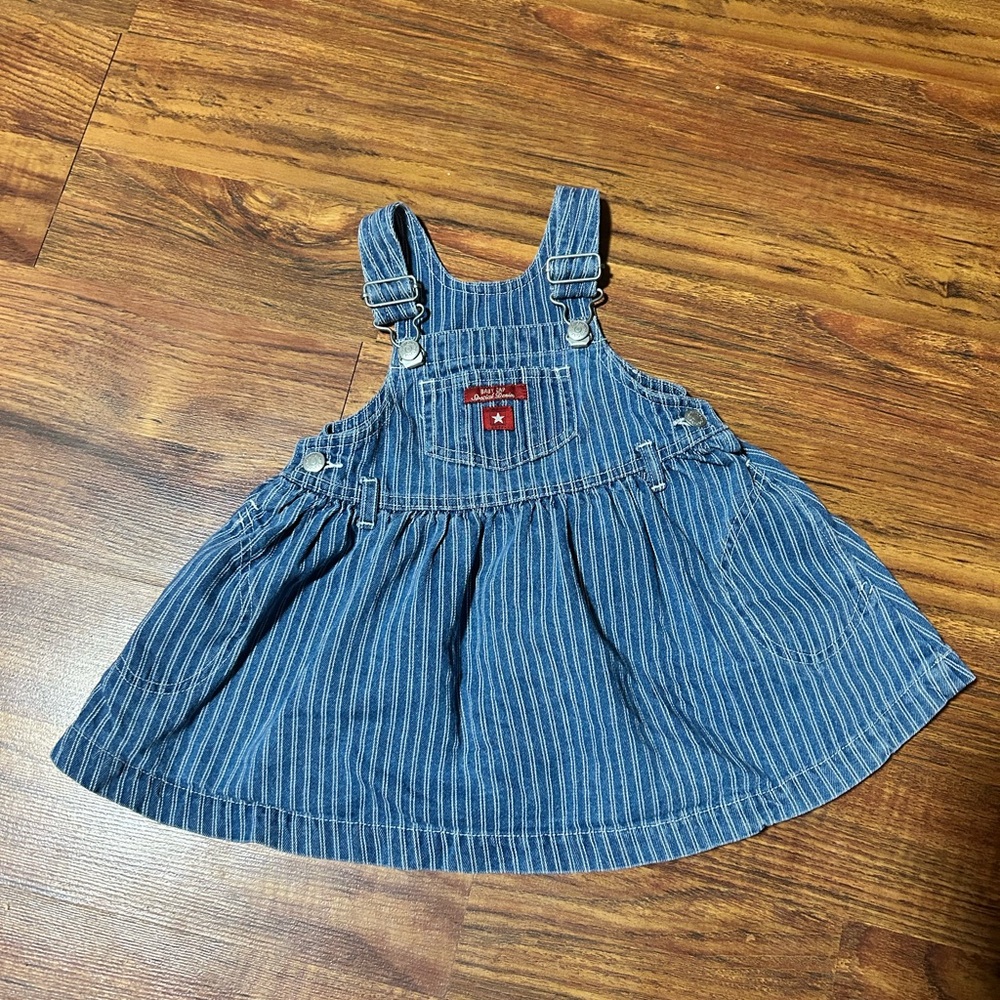 Vintage Baby Gap Denim Overall Dress